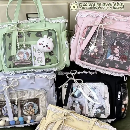 SHIREEN Kawaii Transparent Crossbody Bag