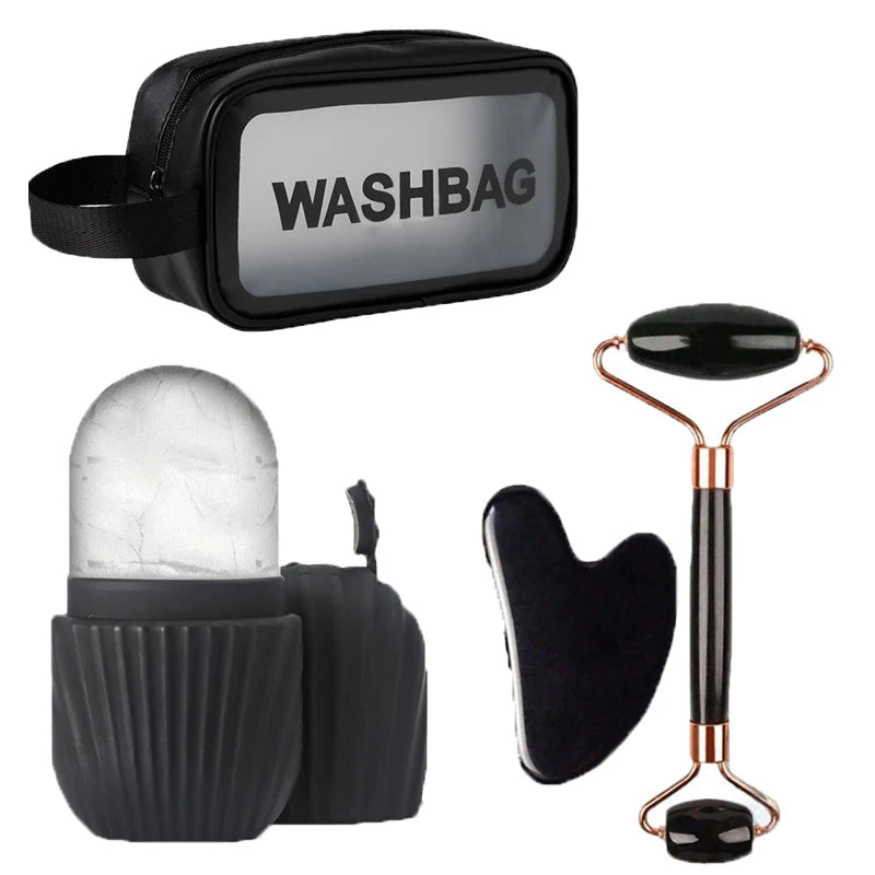 SHIREEN 4-Piece Facial Massage & Ice Roller Set