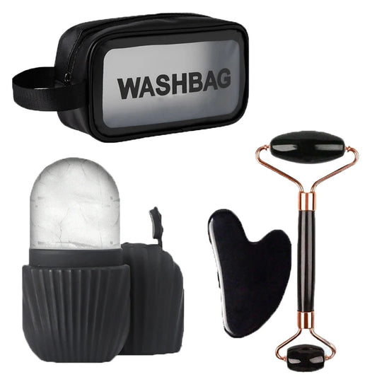 SHIREEN 4-Piece Facial Massage & Ice Roller Set