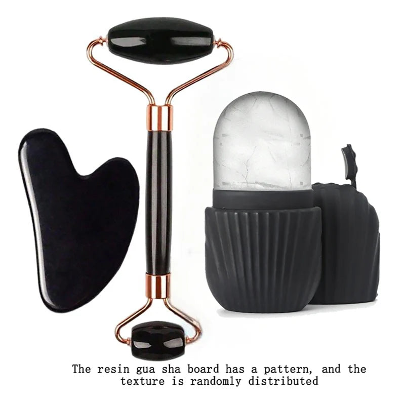 SHIREEN 4-Piece Facial Massage & Ice Roller Set